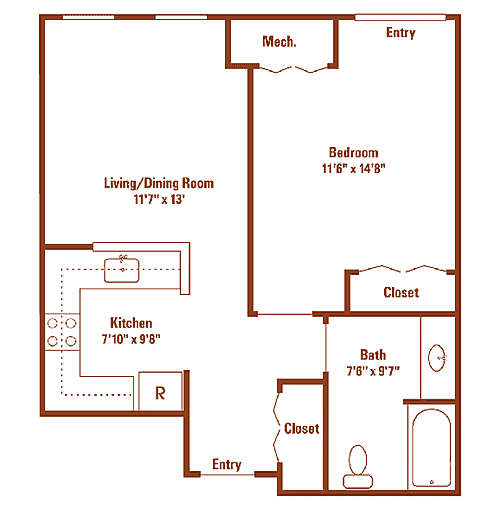 X Floor plan image